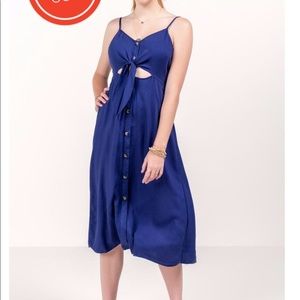NWT FRANCESCAS ROSE MIDI DRESS M